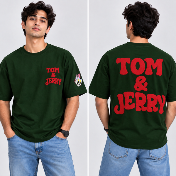 Men’ Tom & Jerry T-shirt Green