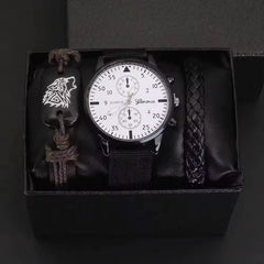 Men’s Watch With Two Bracelets
