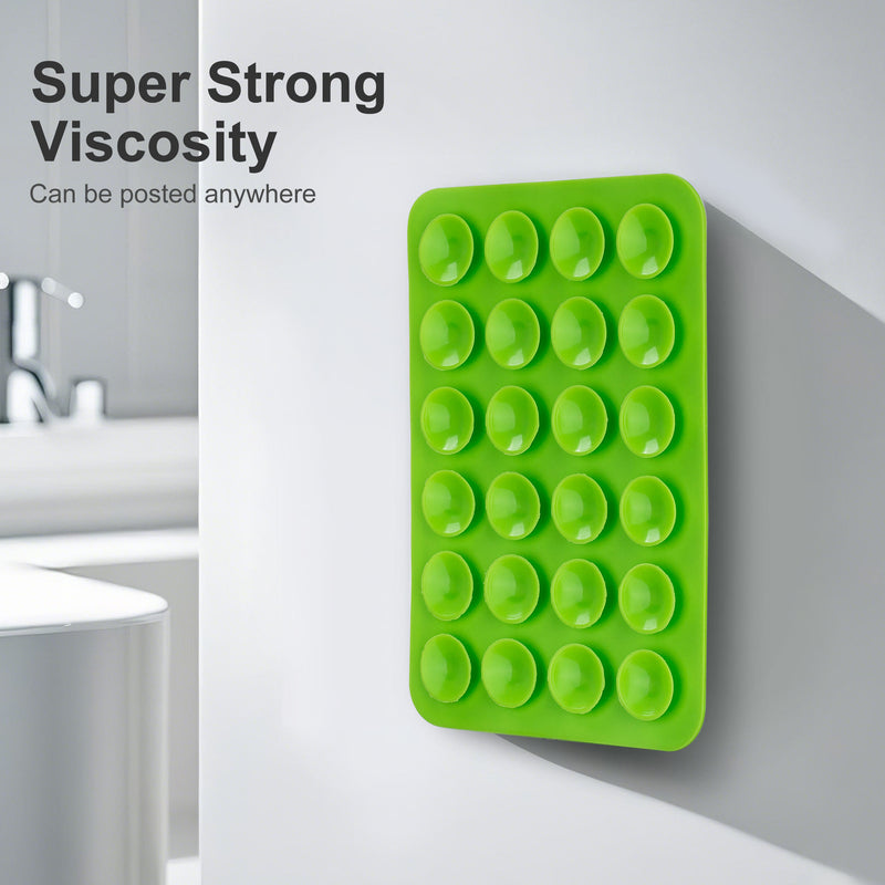 Anti Slip 24 Cup Silicone Suction Cup Mat Mobile Phone Silicone Holder