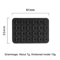 Anti Slip 24 Cup Silicone Suction Cup Mat Mobile Phone Silicone Holder