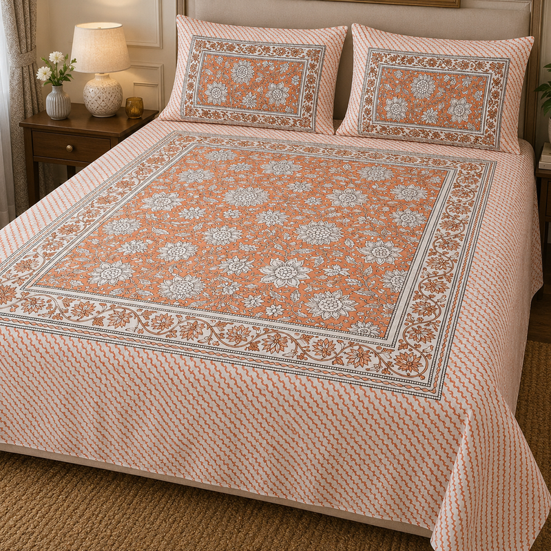 King Size Cotton Bed Sheet