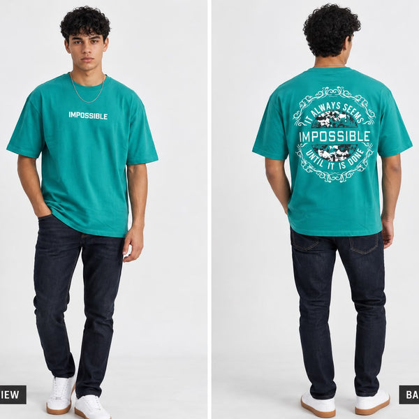 Men's Cotton T-Shirt – Impossible Green
