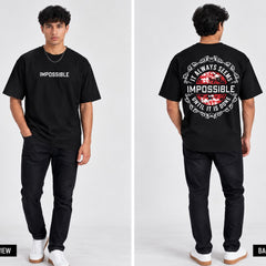 Men's Cotton T-Shirt – Impossible Black