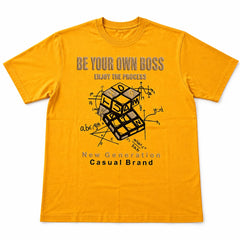 Men's Cotton T-Shirt – Boss Graphic Print