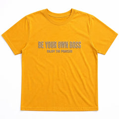 Men's Cotton T-Shirt – Boss Graphic Print