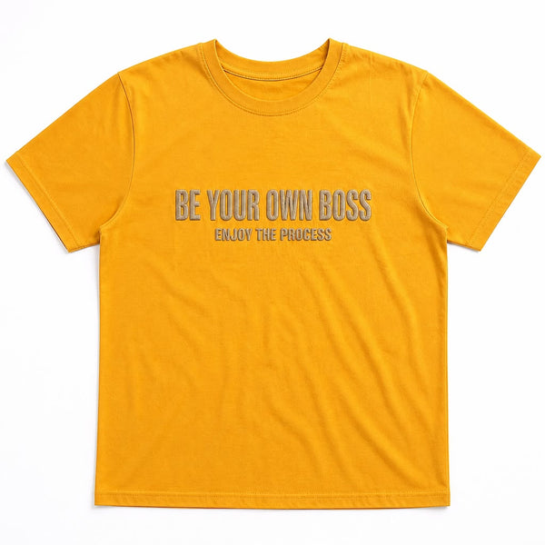 Men's Cotton T-Shirt – Boss Graphic Print