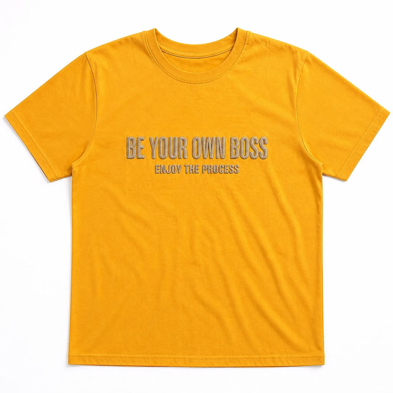 Men's Cotton T-Shirt – Boss Graphic Print