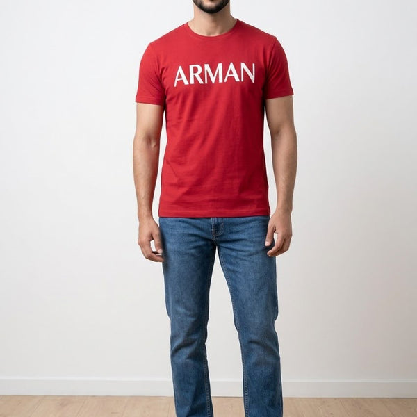 Men's Cotton T-Shirt – Red